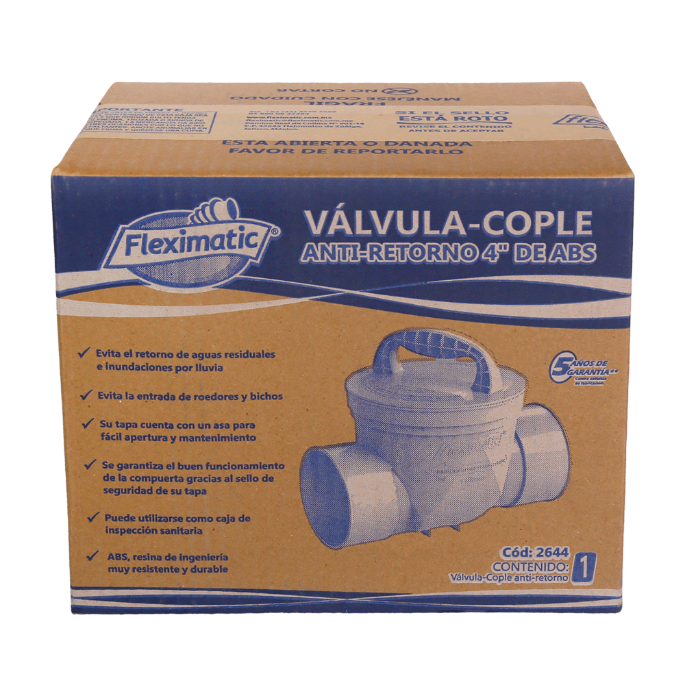 Valvula Anti-retorno 4" ABS 2644