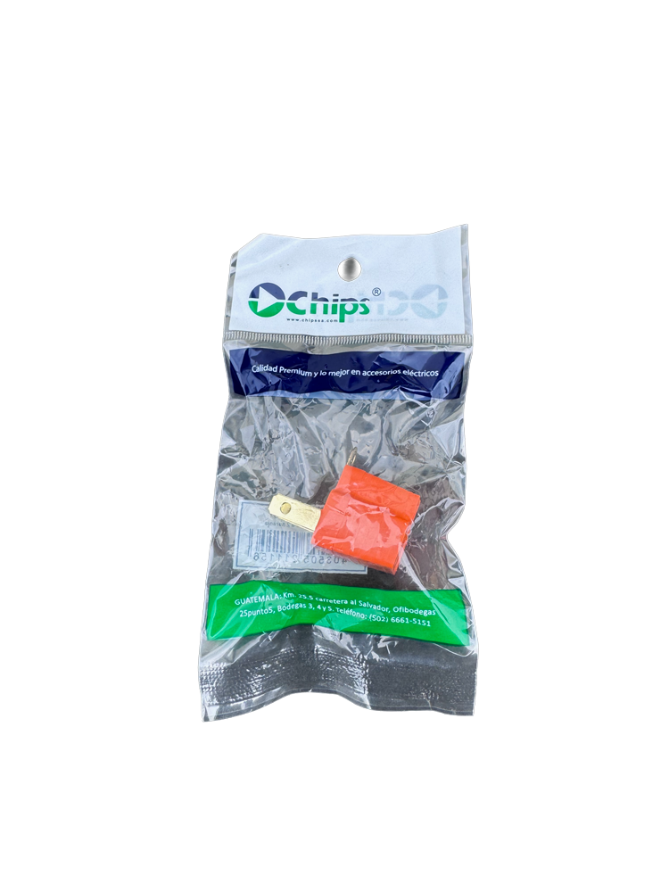 Conector T de 3 a 2 Naranja