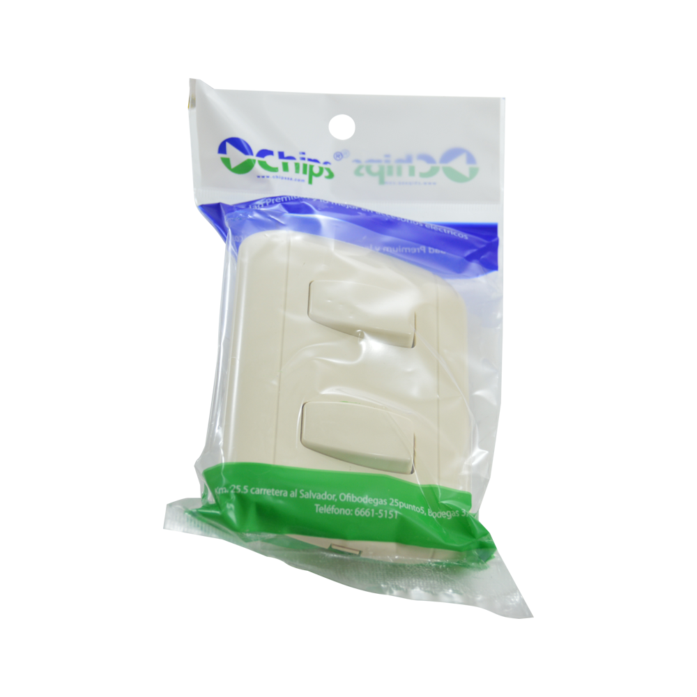 Interruptor Doble Marfil