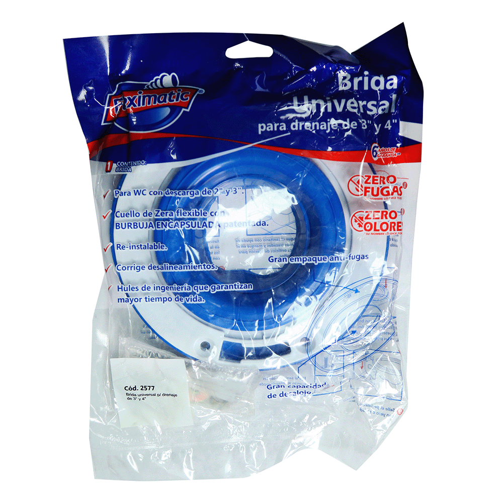 Brida Universal para drenaje 3" y 4" 2577