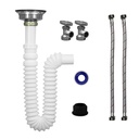 Kit Instal p/Lavatrasto c/Contrallaves 3207