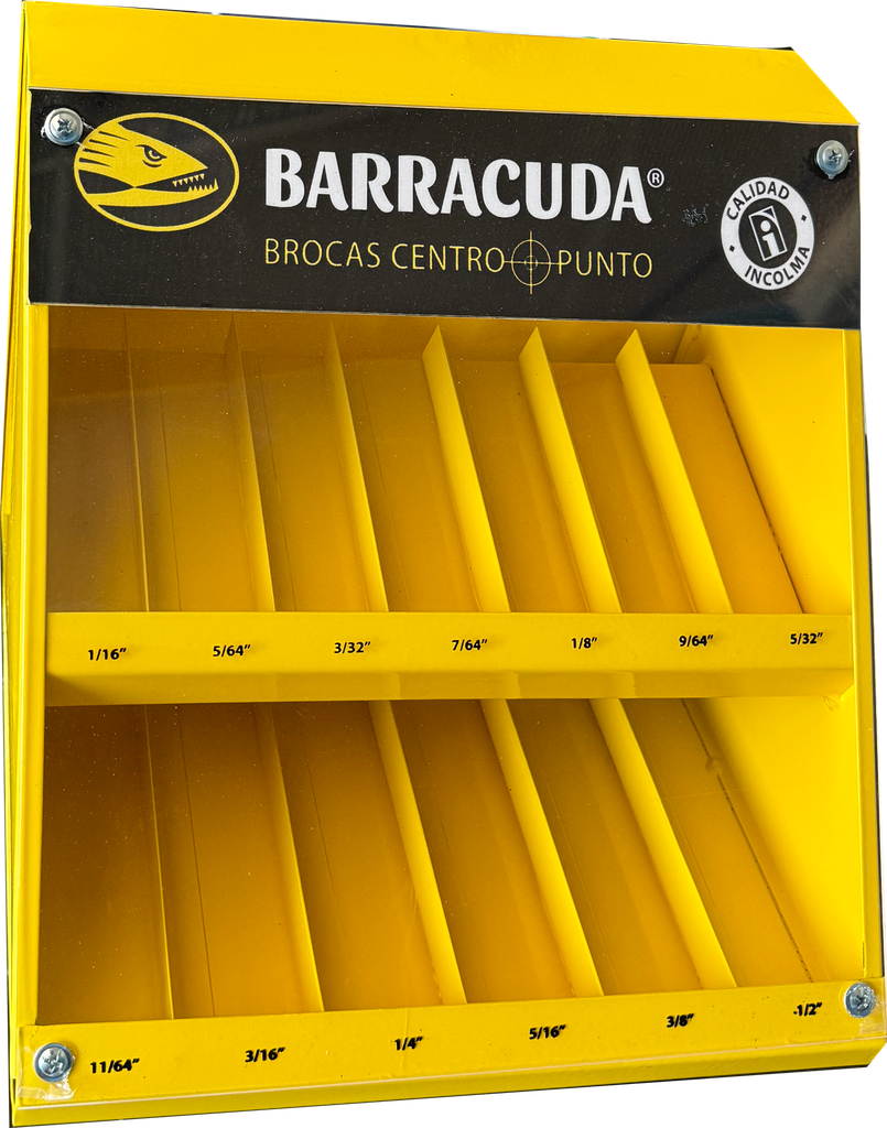 Exhibidor de Brocas HSS Barracuda 13R, 216Uni