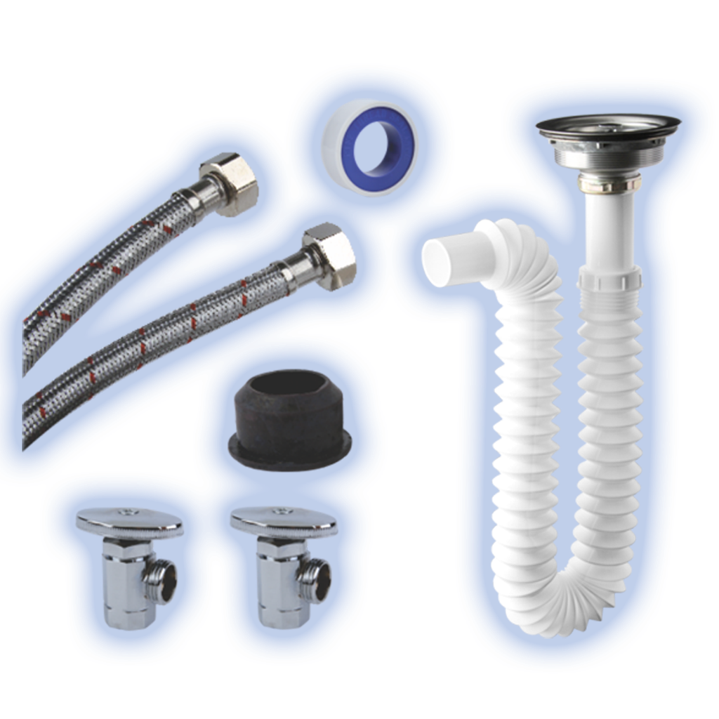 Kit Instal p/Lavatrasto c/Contrallaves 3207