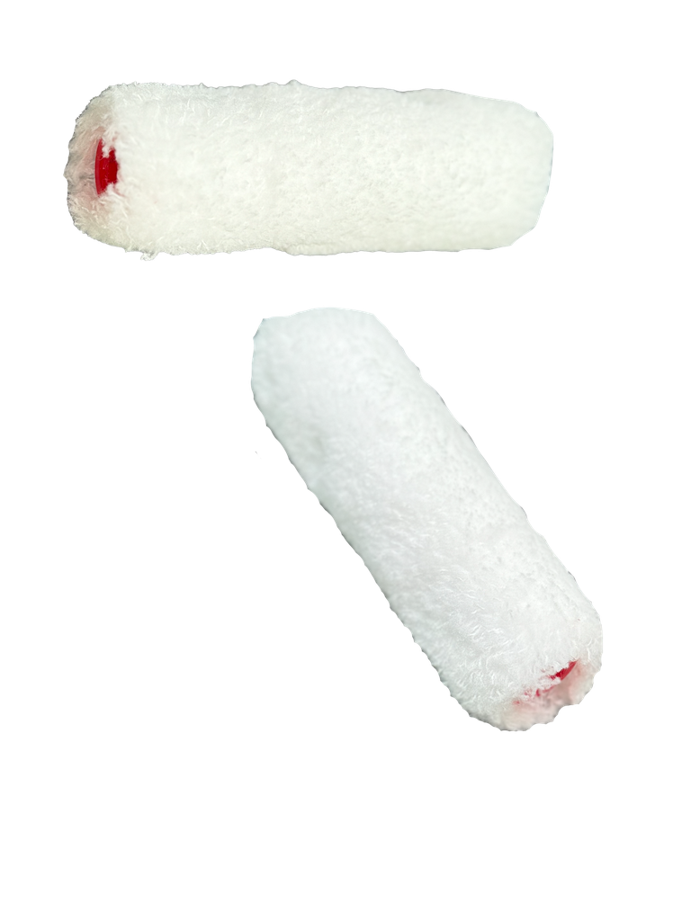 Mini rodillo de Microfibra Blanco de 4"