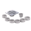 Reposadera 10x10cm Inox 2´ ADAPTADOR 2313-C