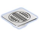 Reposadera 10x10cms Cubierta Inox 2´  2313