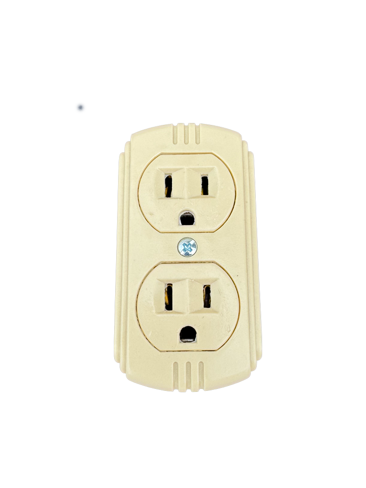 Toma Corriente Doble Sobreponer Clásico