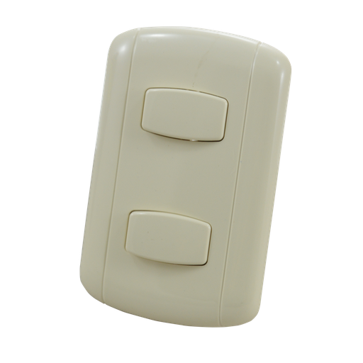 [13741] Interruptor Doble Marfil