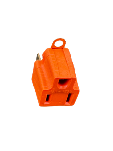 [14991] Conector T de 3 a 2 Naranja